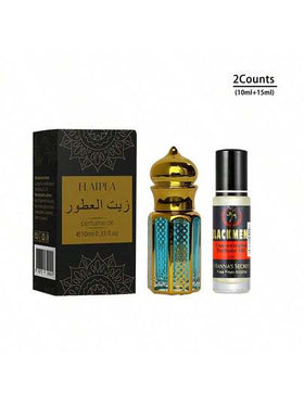 زيت عطر العود المصري 10مل ، زيت عطر شوكولاتة وفتات ، زيت عطر كولونيا أزرق عودي ، عطر متعدد الجنسين، عطر طويل الأمد، زجاجة صغيرة محمولة مطلية بورق ذهبي فاخر