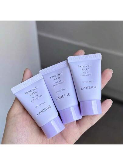 Laneige قاعدة بشرة حجم السفر رقم 40 بوري فيولت SPF 23 PA++ 10مل/0.34 أونصة