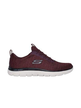 أحذية سنيكرز Skechers Summits 232697-Bubk بلون أسود وبرغندي للرجال