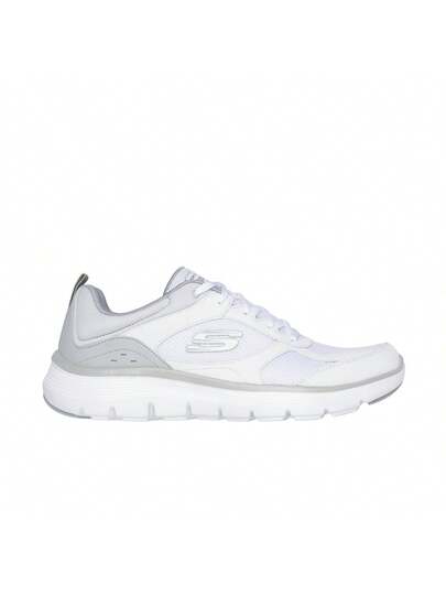 Skechers حذاء رياضي سكتشرز فلكس أدفانتيج 5.0 232821-Wgy للرجال باللون الأبيض والرمادي