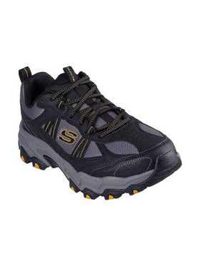 Skechers حذاء رياضي من ماركة سكيتشرز الطراز ستاميا A/T 237527-BKCC للرجال باللون الأسود والفحمي