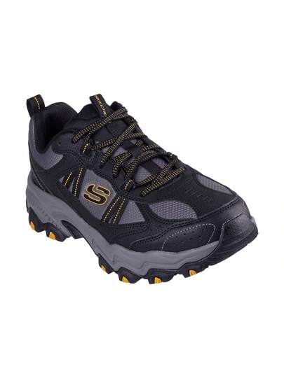 Skechers حذاء رياضي من ماركة سكيتشرز الطراز ستاميا A/T 237527-BKCC للرجال باللون الأسود والفحمي
