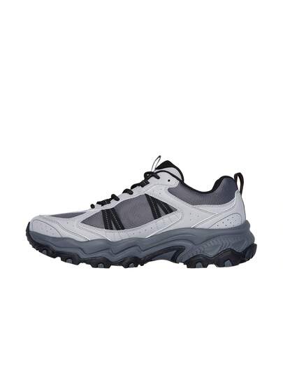 حذاء رياضي Skechers Stamina At 237527-Gyor للرجال باللونين الرمادي والبرتقالي