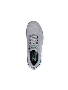 حذاء رياضي Skechers Edgeride 232836-GYTQ لون رمادي وفيروزي للرجال