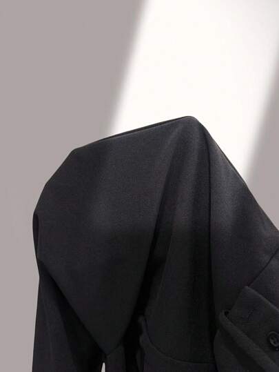 Flirla سراويل ذات خصر عالي وساق جرس ،ملابس رمضان