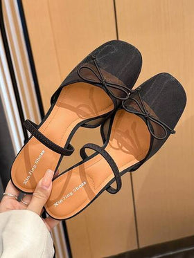 Xin Jing Shoes أحذية كاجوال للنساء في فصل الخريف/الشتاء، ذات تصميم أنيق وجذاب، بفتحات مزينة بالراين ستون، بكعب متوسط، مناسبة للحفلات