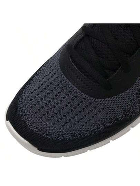 Skechers أحذية رجالية كاجوال، أحذية رياضية كاجوال برباط، مريحة وخفيفة الوزن للاستخدام اليومي، طراز 232699-BKRD