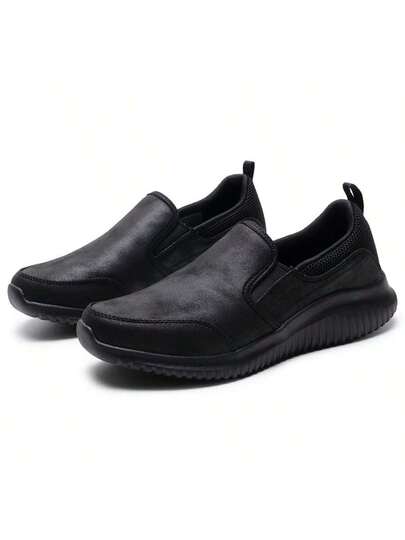 Skechers أحذية رجالية كاجوال للتنقل اليومي والسفر في الهواء الطلق أحذية رياضية كاجوال 8790000-BBK