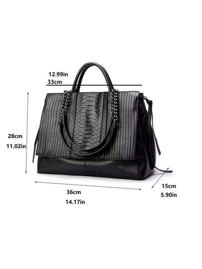 حقيبة يد كبيرة السعة، أنيقة وعصرية للنساء، خفيفة الوزن فاخرة ذات حمالة واحدة، حقيبة مكتبية بسيطة