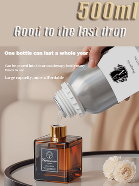 زيت عطري أساسي 500 مل، زيت عطري على أساس الزيت (بدون ماء)، تركيز 35%، مناسب للشرشف العطري، وسادة العطر، مبخر السيارة، جهاز نشر الروائح، مبخر العطر، مصباح العطر، حجر العطر، حجر الروائح، خشب العطر، صناعة الشموع