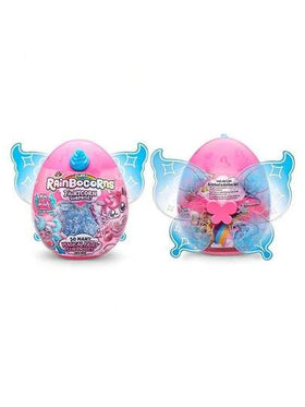ZURU كائن حيوان محشو قابل للجمع بطول 11 بوصة من نوع Rainbocorns Fairycorn Surprise - بيضة مفاجأة نهائية، أجنحة فراشة قابلة للارتداء، بطانة jednorożec، قلب من الترتر اللامع، للأعمار 3+ للبنات والأطفال (عشوائي)