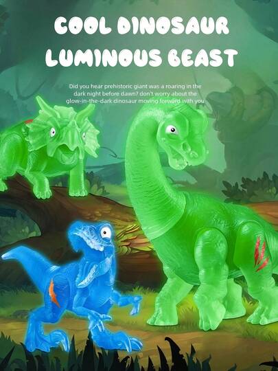 ZURU صندوق أعمى صغير من Nanoassiassic Luminous Box - 6 تصاميم مفاجأة دينو عشوائية مع ريش فلورسنت، هدية عيد ميلاد مثالية للأولاد، بيض صغير قابل للتجميع مع أكثر من 5 مفاجآت في الداخل