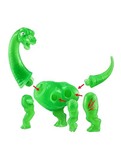 ZURU صندوق أعمى صغير من Nanoassiassic Luminous Box - 6 تصاميم مفاجأة دينو عشوائية مع ريش فلورسنت، هدية عيد ميلاد مثالية للأولاد، بيض صغير قابل للتجميع مع أكثر من 5 مفاجآت في الداخل