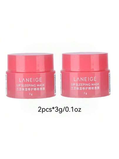Laneige قناع نوم مرطب للشفاه من لانيج بحجم مصغر 3 جرام / 0.1 أونصة، العناية بالشفاه