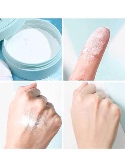 بودرة معدنية بدون زبدة غير لامعة من Innisfree 5 جرام * 2/10 جرام، مكياج كوري، بودر فضفاض، بدون فراجر، شفافة