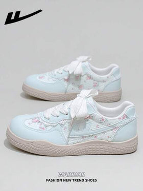 WARRIOR زوج واحد من الأحذية الكاجوال ذات القاع الناعم ذات النعل السميك للنساء، أحذية مسطحة منخفضة الساق للخارج، كعب دائري منخفض غير قابل للانزلاق، حذاء مشي قاع ناعم أنيق بلون أحادي، مناسب للطلاب، صور التخرج، الأحذية المسطحة، الحذاء الرياضي منخفض الساق على