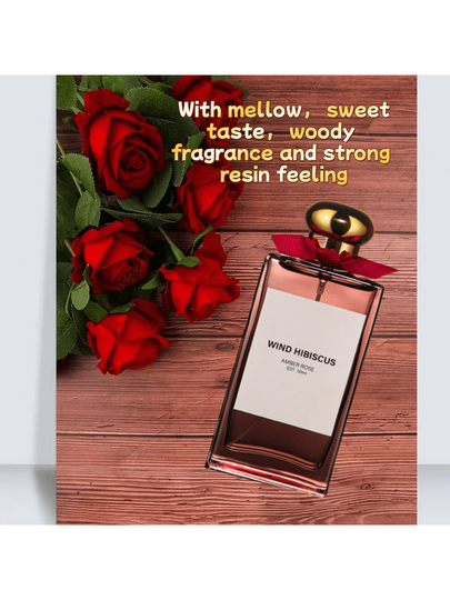 عطر وردة كهرمانية 50 مل، عطر طويل الأمد، وردي رومانسي، أنيق كرائحة أنثوية ناضجة، مزيج من رائحة اليسمين الناعمة ونغمات الخوخ، دافئ، ساحر، لطيف، رقيق، ثابت، يرمز للأبدية، يتناسب تمامًا مع حياتك اليومية والعمل