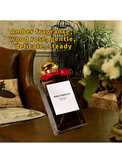 عطر وردة كهرمانية 50 مل، عطر طويل الأمد، وردي رومانسي، أنيق كرائحة أنثوية ناضجة، مزيج من رائحة اليسمين الناعمة ونغمات الخوخ، دافئ، ساحر، لطيف، رقيق، ثابت، يرمز للأبدية، يتناسب تمامًا مع حياتك اليومية والعمل