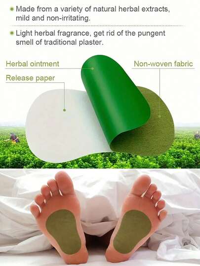 120pcs Moxa Foot Patches, Daily Care Multi-Function Patches With Plant Extracts, Gentle & Non-Irritating, Relaxes The Bodyramadan collection