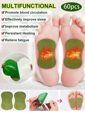 120pcs Moxa Foot Patches, Daily Care Multi-Function Patches With Plant Extracts, Gentle & Non-Irritating, Relaxes The Bodyramadan collection