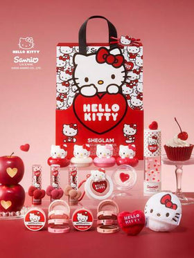 Hello Kitty｜SHEGLAM المجموعة الكاملة علامة تجارية جمال مكياج ميكب مستحضرات تجميل للنساء الفتيات مثالي لفصل الشتاء الربيع مثالي ل- Y2K أزياء أنيقة رمضان هدية حفلة جاهز أفضل لون