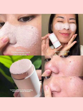 SKIN1004 27 جرام/0.95 أونصة قناع الطين المنظف للمسام من نبات المدغشقري سنتيلا آسياتيكا، تنظيف عميق للمسام، تقليل الزيوت، تقشير لطيف، تنعيم وتنقية البشرة، مناسب لجميع أنواع البشرة، عصا صلبة للاستخدام المريح