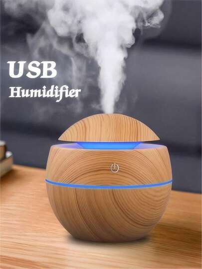 جهاز ترطيب وموزع عطور بتقنية الموجات الصوتية بشكل فطر يعمل بالكهرباء USB، سعة 200 مل، تشغيل هادئ، إضاءة ليلية، تصميم محمول للغرفة والمكتب والمنزل - للحفاظ على نضارة الغرفة! جهاز ترطيب للغرفة والمكتب، موزع رذاذ ديكوري
