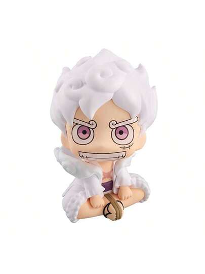 ONE PIECE 1 قطعة شكل أنمي ون بيس 9.5 سم/3.74 بوصة شكل مونكي دي لوفي جير 5 ، شكل عمل كاواييي لوفي ، ديكور غرفة ، نموذج تجميع للبالغين ، دمية ألعاب هدايا عيد الميلاد وعيد الهالوين