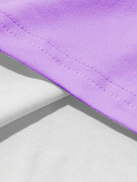 SHEIN Sparklyn طقم تي شيرت مطبوع رقميًا للفتيات المراهقات 2 قطعة، بطباعة أنمي قطة محظوظة، أسلوب رياضي كاجوال مناسب للمدرسة والحفلات والرياضة