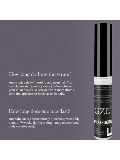 GZE سيروم تطويل الرموش وتكثيفها