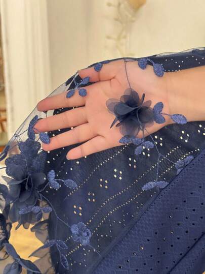 Seduluxe مجموعة بيجامات نسائية من الجاكار المضفر منسوج بتطريز أزهار فاخر ذات فتحة ساق، قطعتين