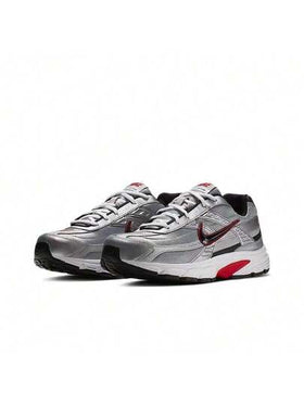Nike حذاء نايكي إنيشياتور أنيق، يسمح بالتهوية، متين، منخفض الرقبة، مناسب للتنقلات اليومية في المدينة، للرجال، أسود/فضي
