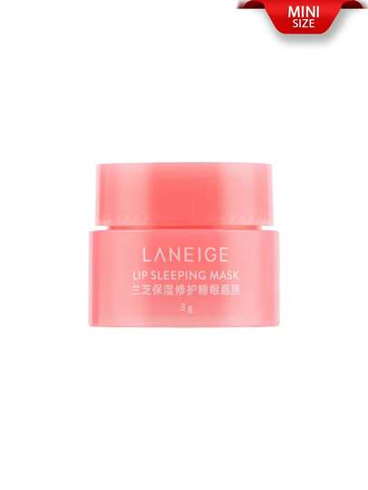 Laneige قناع النوم للشفاه [ميني] من لانيج (توت)، 3 جرام / مصنوع بفيتامين سي وزيت بذور موروموروا وزبدة الشيا، مكونات مضادة للأكسدة، مصمم للشفاه الجافة والمتشققة / مغذي، مرطب، فيتامين سي، زيت بذور موروموروا وزبدة الشيا، مكونات مضادة للأكسدة، شفاه جافة ومتشق