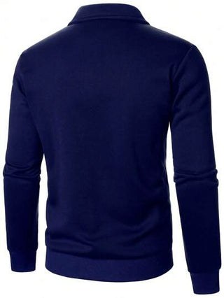 Manfinity Bizformal بلوزة رجالية بلون كتل متناقضة