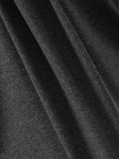 SHEIN بيجامة رجالية مكونة من ملابس علوية بأكمام طويلة مع جيوب مرقعة وبنطال طويل مربع، ملابس خريف وشتاء