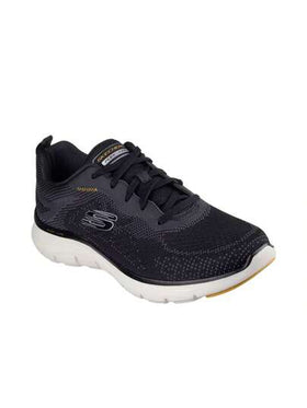 Skechers أحذية رياضية لون أسود أصفر من سكيتشرز فليكس أدفانتيج 5.0 232826-BKYL للرجال