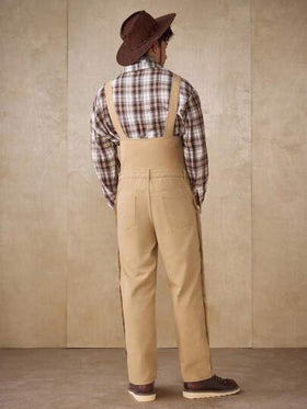 Manfinity Homme جمبسوت قصيرة فضفاضة بتصميم رقعي بألوان الخاكي، بأربطة على الكتفين، طراز الشارع، للربيع والصيف
