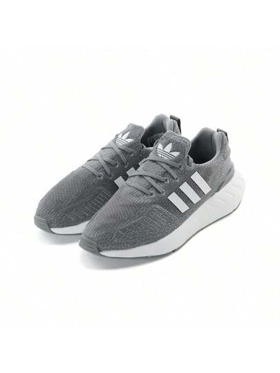 Adidas أحذية الجري المريحة RUN22 المقاومة للصدمات والبلى، أحذية رياضية كاجوال، أحذية للأزواج GZ3495