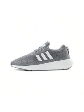 Adidas أحذية الجري المريحة RUN22 المقاومة للصدمات والبلى، أحذية رياضية كاجوال، أحذية للأزواج GZ3495