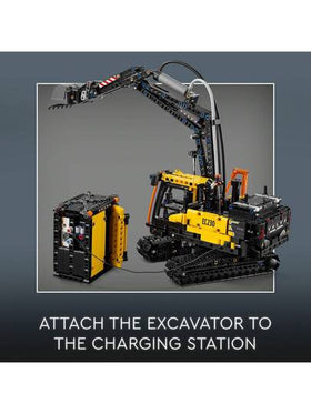 LEGO لعبة بناء شاحنة فولفو FMX وحفار كهربائي EC230 ، لعبة شاحنة فولفو مع 2 مركبة نموذجية ، هدية رائعة للأولاد والبنات من عمر 10 سنوات فما فوق المهتمين بنماذج البناء الثقيلة ، 42175