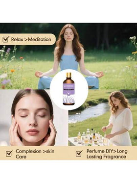 زيت عطري 100مل/3.4 أونصة، 30مل/1.0 أونصة، 10مل/0.34 أونصة، زيوت أساسية لجهاز نشر الروائح المنزلي، العناية بالبشرة، هدية