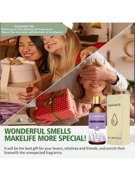 زيت عطري 100مل/3.4 أونصة، 30مل/1.0 أونصة، 10مل/0.34 أونصة، زيوت أساسية لجهاز نشر الروائح المنزلي، العناية بالبشرة، هدية