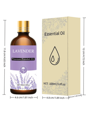 زيت عطري 100مل/3.4 أونصة، 30مل/1.0 أونصة، 10مل/0.34 أونصة، زيوت أساسية لجهاز نشر الروائح المنزلي، العناية بالبشرة، هدية