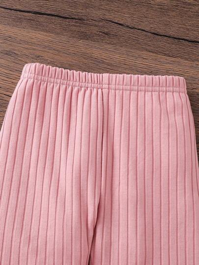 Emery Rose Kids Emery Rose Kids طقم بلوزة هودي مطبوعة برسوم كرتونية جميلة وبنطلون طويل مع خصر مطاطي - مثالي للارتداء اليومي والمدرسي في فصلي الخريف والشتاء، ملابس دافئة ومريحة للفصول الباردة
