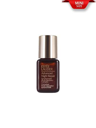 Estée Lauder إستي لودر [ميني] سيروم الوجه المتعافي المتزامن المتقدم ليلاً 7مل / استيقظ بإشراق وقلل بشكل ملحوظ علامات الشيخوخة / سيروم لجميع أنواع البشرة، بما في ذلك البشرة الحساسة / سيروم الوجه مع بيبتيد الليل الحصري، حمض الهيالورونيك وقوة مضادة للأكسدة