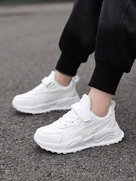 أحذية رياضية كاجوال منخفضة الأعلى لون سادة مريحة للبنات، أحذية رياضية مضادة للانزلاق وماصة للصدمات لجميع المواسم