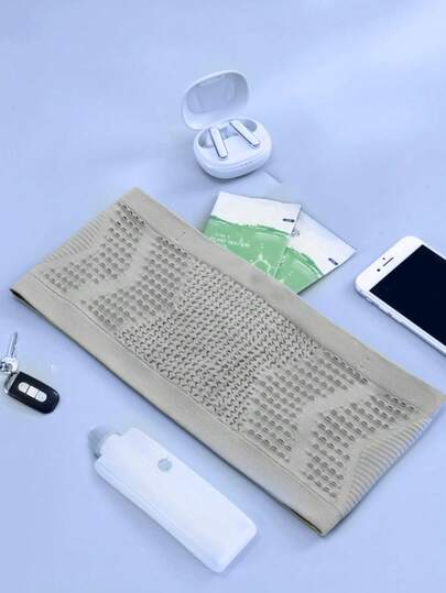 1 حقيبة خصر متعددة الوظائف، حقيبة خصر رياضية مقاومة للماء مصنوعة من الأنسجة المنسوجة مع جيب مخفي للهاتف، مناسبة للرجال والنساء