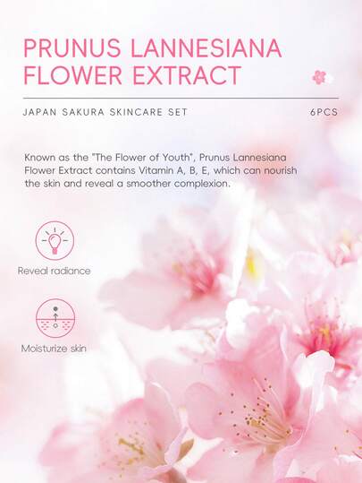 1 مجموعة LAIKOU JAPAN SAKURA تحتوي على 6 قطع للعناية بالبشرة، مضادة للشيخوخة (كريم واق من الأشعة فوق البنفسجية 30جم بواقي 50 وغسول 50جم ومحلول تنظيف 100مل وسيروم 17مل وكريم للعين 15جم وكريم للوجه 25جم) هدايا مجموعات العناية الفائقة بالبشرة هدايا للفتيات ل