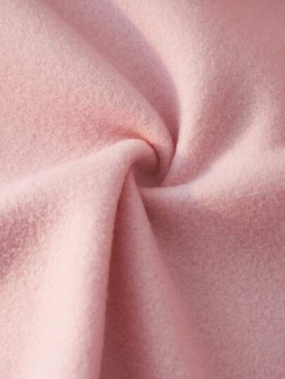 SHEIN معطف بنات المراهقات، جاكيت بقصة أنيقة مزينة بفيونكة، قماش هودي مبطن دافئ مريح، زخرفة أكمام بفيونكة، طراز فتاة شابة نشيطة، مناسب للعودة إلى المدرسة أو الارتداء اليومي، خريف/شتاء