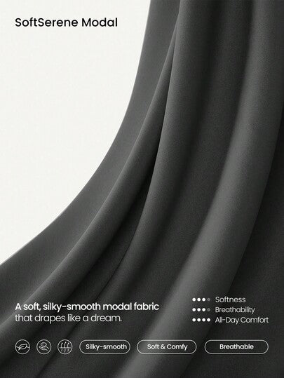 GLOWMODE هودي بسحاب نصفي بحجم كبير وملمس حريري ناعم